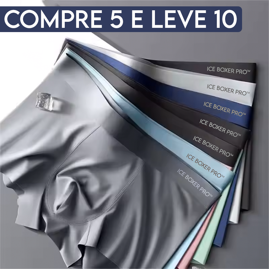 Cueca Masculina Com Tecido Térmico De Conforto – Ice Boxer Pro