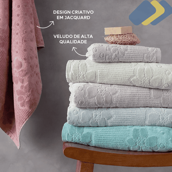 Jogo de 20 Toalhas Super Banhão Premium